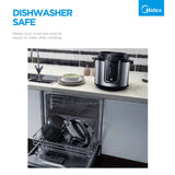 Darrahopens Appliances > Kitchen Appliances > Rice Cookers & Steamers Midea 5.7L 12 Programs Pressure Cooker