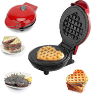 Darrahopens Appliances > Kitchen Appliances > Rice Cookers & Steamers Mini Waffle Maker - Round Nonstick Waffle Machine for Breakfast & Snacks, Small Waffle Maker