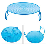 Darrahopens Appliances > Kitchen Appliances > Rice Cookers & Steamers ROund Tray Steamer Rack Double Layer Steamer Rack Multifunctional Plastic Cooking Tray Holder Tray Rack Microwave Oven