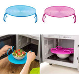 Darrahopens Appliances > Kitchen Appliances > Rice Cookers & Steamers ROund Tray Steamer Rack Double Layer Steamer Rack Multifunctional Plastic Cooking Tray Holder Tray Rack Microwave Oven