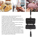 Darrahopens Appliances > Kitchen Appliances > Rice Cookers & Steamers Taiyaki Fish Waffle Maker - Aluminum Nonstick Cake Waffle Pan for Japanese-Style Desserts