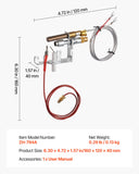 Darrahopens Appliances > Kitchen Appliances > Rice Cookers & Steamers VEVOR Gas Pilot Assembly, OE 103779-01, PP231, NG8218 Fireplace Natural Gas Ignition Replacement, Compatible with CIVF-25, CIVF-25CF, VFH-33M, VFH-33R, VFH-33T, VFHS-20R, VFSR-16, VFSR-18 Models