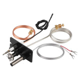 Darrahopens Appliances > Kitchen Appliances > Rice Cookers & Steamers VEVOR Gas Pilot Assembly, OE 69L17, 69L1701, 904405, J4117, 108084-02 Fireplace Gas Pilot Assembly Kit, Natural Gas Ignition Replacement, Compatible with Lennox, Superior, Astria Models, Black
