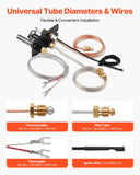 Darrahopens Appliances > Kitchen Appliances > Rice Cookers & Steamers VEVOR Gas Pilot Assembly, OE 69L17, 69L1701, 904405, J4117, 108084-02 Fireplace Gas Pilot Assembly Kit, Natural Gas Ignition Replacement, Compatible with Lennox, Superior, Astria Models, Black