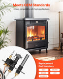 Darrahopens Appliances > Kitchen Appliances > Rice Cookers & Steamers VEVOR Gas Pilot Assembly, OE 69L17, 69L1701, 904405, J4117, 108084-02 Fireplace Gas Pilot Assembly Kit, Natural Gas Ignition Replacement, Compatible with Lennox, Superior, Astria Models, Black