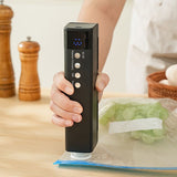 Darrahopens Appliances > Kitchen Appliances > Speciality Appliances **1pc black Portable Wireless Vacuum Sealer｜USB Charging Compact Design, One-Touch Sealing for Long-Lasting Freshness, Ideal for Home & Outdoor Use**