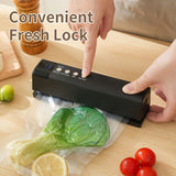 Darrahopens Appliances > Kitchen Appliances > Speciality Appliances **1pc black Portable Wireless Vacuum Sealer｜USB Charging Compact Design, One-Touch Sealing for Long-Lasting Freshness, Ideal for Home & Outdoor Use**