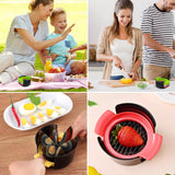 Darrahopens Appliances > Kitchen Appliances > Speciality Appliances 3-in-1 Egg Slicer - Egg Separator - Stainless Steel 304 - For Eggs, Strawberries & Soft Foods - Easy to Clean