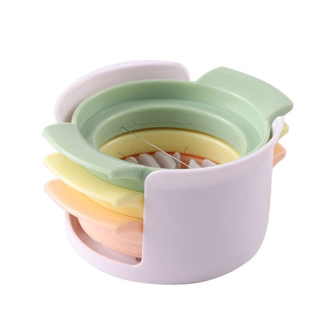 Darrahopens Appliances > Kitchen Appliances > Speciality Appliances 3-in-1 Egg Slicer - Egg Separator - Stainless Steel 304 - For Eggs, Strawberries & Soft Foods - Easy to Clean