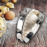Darrahopens Appliances > Kitchen Appliances > Speciality Appliances 6 Inch Stainless Steel Large Empanada Machine Press for Pastry Pocket Pie Dough