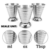 Darrahopens Appliances > Kitchen Appliances > Speciality Appliances 75ml Stainless Steel Bartending Measuring Cup Multifunctional Cocktail Jigger