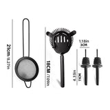Darrahopens Appliances > Kitchen Appliances > Speciality Appliances 8PCS/700ML Stainless Steel Cocktail Shaker Bartender Tools Set Bar Supplies