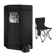 Darrahopens Appliances > Kitchen Appliances > Speciality Appliances Devanti Portable Steam Sauna Tent 1000W 3L Steamer Pot Full Body Home SPA Timer