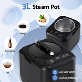 Darrahopens Appliances > Kitchen Appliances > Speciality Appliances Devanti Portable Steam Sauna Tent 1000W 3L Steamer Pot Full Body Home SPA Timer