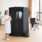 Darrahopens Appliances > Kitchen Appliances > Speciality Appliances Devanti Portable Steam Sauna Tent 1000W 3L Steamer Pot Full Body Home SPA Timer