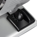 Darrahopens Appliances > Kitchen Appliances > Speciality Appliances Electric Food Slicer with 190mm Stainless Steel Blade, Adjustable Thickness 0-15mm, Easy-Clean Detachable Design for Home Kitchen and Small Deli Use, Compact 200W Power for Meat, Bread, and Vegetables (Silver) In Australia - Darrahopens