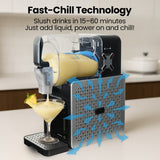 Darrahopens Appliances > Kitchen Appliances > Speciality Appliances POLYCOOL 3L Slushie Frozen Drink Maker, Home Slush Machine, Fast Chilling, Easy Digital Controls