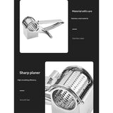 Darrahopens Appliances > Kitchen Appliances > Speciality Appliances Rotary Cheese Grater Stainless Steel Handheld Rotary Parmesan Grater Cheese Cutter Slicer Shredder with 4 Stainless Drum for Grating Hard Chocolate Nuts Kitchen Tool