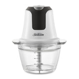 Darrahopens Appliances > Kitchen Appliances > Speciality Appliances Sunbeam Mini Glass MultiChopper Food Processor - White