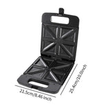 Darrahopens Appliances > Kitchen Appliances > Speciality Appliances Triangle Waffle Maker with Handle - Portable Nonstick Waffle Iron for Home & Restaurant