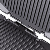Darrahopens Appliances > Kitchen Appliances > Speciality Appliances Two-in-One Electric Grill and Sandwich Maker with Interchangeable Non-Stick Plates, 180-Degree Flip-Open Design for Steaks, Paninis, Waffles, and Breakfast Favorites in Home Kitchens (Black) In Australia - Darrahopens