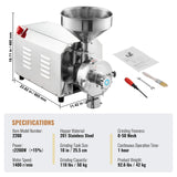 Darrahopens Appliances > Kitchen Appliances > Speciality Appliances VEVOR Grain Grind Mill Grain Grinding Machine 2200W Food Processing Machinery