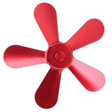 Darrahopens Appliances > Kitchen Appliances > Toasters & Grills 5 Blades Stove Fan Blade Aluminium Alloy Heat Powered Stove Fan Blades Replacement for Fireplace Fan Red In Australia - Darrahopens