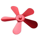 Darrahopens Appliances > Kitchen Appliances > Toasters & Grills 5 Blades Stove Fan Blade Aluminium Alloy Heat Powered Stove Fan Blades Replacement for Fireplace Fan Red In Australia - Darrahopens