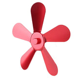 Darrahopens Appliances > Kitchen Appliances > Toasters & Grills 5 Blades Stove Fan Blade Aluminium Alloy Heat Powered Stove Fan Blades Replacement for Fireplace Fan Red In Australia - Darrahopens