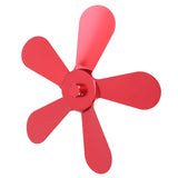 Darrahopens Appliances > Kitchen Appliances > Toasters & Grills 5 Blades Stove Fan Blade Aluminium Alloy Heat Powered Stove Fan Blades Replacement for Fireplace Fan Red In Australia - Darrahopens