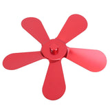 Darrahopens Appliances > Kitchen Appliances > Toasters & Grills 5 Blades Stove Fan Blade Aluminium Alloy Heat Powered Stove Fan Blades Replacement for Fireplace Fan Red In Australia - Darrahopens