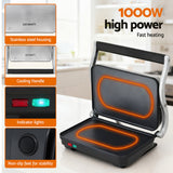 Darrahopens Appliances > Kitchen Appliances > Toasters & Grills Devanti 3 in 1 Sandwich Maker Steak Press Grill 1000W