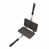Darrahopens Appliances > Kitchen Appliances > Toasters & Grills Manual Waffle Maker - Double Nonstick Aluminum Alloy Waffle Mold for Hash Browns, Pancakes
