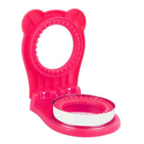 Darrahopens Appliances > Kitchen Appliances > Toasters & Grills Sandwich Cutter Mold Manual Cake Bread Cutter Sealer Tool Round for Kitchen Cooking Rose Red In Australia - Darrahopens