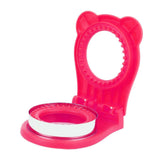 Darrahopens Appliances > Kitchen Appliances > Toasters & Grills Sandwich Cutter Mold Manual Cake Bread Cutter Sealer Tool Round for Kitchen Cooking Rose Red In Australia - Darrahopens