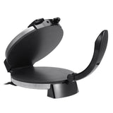 Darrahopens Appliances > Kitchen Appliances > Toasters & Grills Versatile Electric Crepe Maker and Pancake Machine with Non-Stick Heating Plates, Stainless Steel Body, and Adjustable Temperature Control for Home Kitchen Cooking of Pizzas, Tortillas, and More (Silver) In Australia - Darrahopens