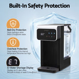 Darrahopens Appliances > Kitchen Appliances > Water Dispensers Devanti Instant Hot Water Dispenser 3L Heating Kettle 2400W Touch Control Water Black In Australia - Darrahopens
