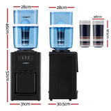 Darrahopens Appliances > Kitchen Appliances > Water Dispensers Devanti Water Cooler Dispenser Bench Top 22L w/2 Filter