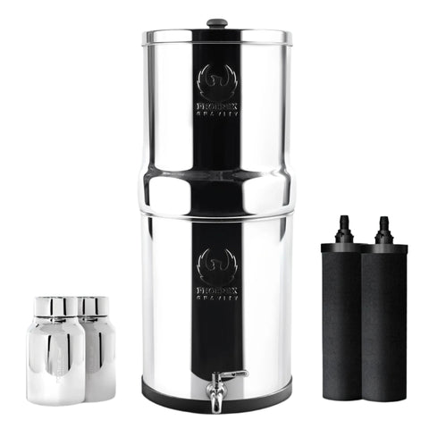 Darrahopens Appliances > Kitchen Appliances > Water Dispensers Phoenix Stainless Steel 6L with Fluoride & Smart Carbon Filter - Stainless Steel Stand