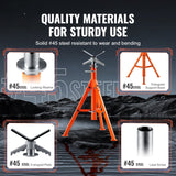Darrahopens Appliances > Kitchen Appliances > Water Dispensers VEVOR Pipe Stand, 2500LBS Heavy Duty Pipe Jack Stands, 27.2"-52" Height Adjustable V Head Pipe Stand, 45# Steel Folding Jack Stand for 1/2-12 inches Pipes