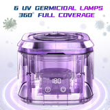Darrahopens Appliances > Other Cleaning Appliances > Jewellery Cleaners Muti-Functional Portable UV-C Ultrasonic Cleaner (49KHz) - 3 Time Modes for Deep cleaning and Sterilization, 340ml Stainless Steel Tank