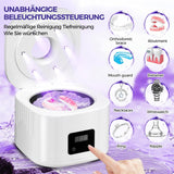 Darrahopens Appliances > Other Cleaning Appliances > Jewellery Cleaners Muti-Functional Portable UV-C Ultrasonic Cleaner (49KHz) - 3 Time Modes for Deep cleaning and Sterilization, 340ml Stainless Steel Tank