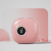 Darrahopens Appliances > Other Cleaning Appliances > Jewellery Cleaners Pink Portable Sonic Wave Contact Lens Cleaner with LED Makeup Mirror - Automatic Electric Lens Cleaning Case for Daily Use
