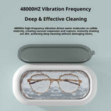 Darrahopens Appliances > Other Cleaning Appliances > Jewellery Cleaners Ultrasonic Jewelry Cleaner, 48KHz Ultrasonic Cleaner Machine for Jewelry, Eyeglasses, Rings, Watch Strap, Dentures- Dual Cleaning Modes, 304 Stainless Steel Tank