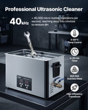 Darrahopens Appliances > Other Cleaning Appliances > Jewellery Cleaners VEVOR 30L Ultrasonic Cleaner, Professional Ultrasonic Cleaner Machine with Cleaning Basket & Digital Display, 480W Stainless Steel 40kHz Industrial Cleaning Machine for Parts, Carburetors, Instruments