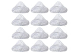 Darrahopens Appliances > Other Cleaning Appliances > Steam cleaners 12Pcs Replacement Microfibre Washable Steam Mop Cleaning Pads For H20 X5 Steam Cleaner