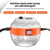 Darrahopens Appliances > Other Cleaning Appliances > Steam cleaners 4000W Steam Cleaner Brush High Temperature Pressure Clean Steam Mechine AU Plug orange