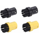 Darrahopens Appliances > Other Cleaning Appliances > Steam cleaners Brass Wire ROund Brush Set For Karcher Sc1 Sc2 Ctk10 Ctk20Sc3 Sc4 Sc5 Steam Cleaner (2 Black, 2 Yellow)