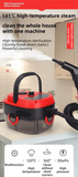 Darrahopens Appliances > Other Cleaning Appliances > Steam cleaners Red Portable High-Pressure Steam Cleaner with 1000ml Tank & 7-Piece Pro Brushes/Spray Nozzle Kit - 131°C High-Temp Deep Cleaning Machine for Kitchen Grease and Home Sanitization
