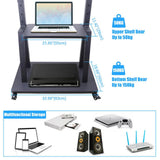 Darrahopens Appliances > TV > TVs & Accessories 100" Heavy Duty Floor TV Stand TV Cart Trolley Height Adjustable Mount Bracket